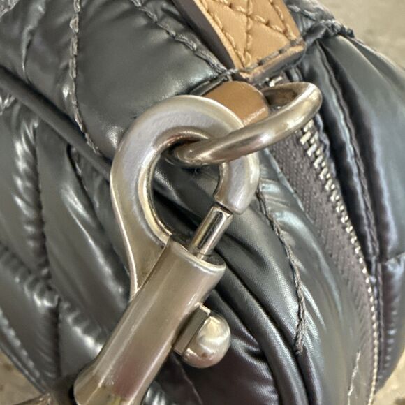 Twelvelittle Diaper Clutch Crossbody Diaper Bag Quilted‎ Metallic Gray - Picture 15 of 16